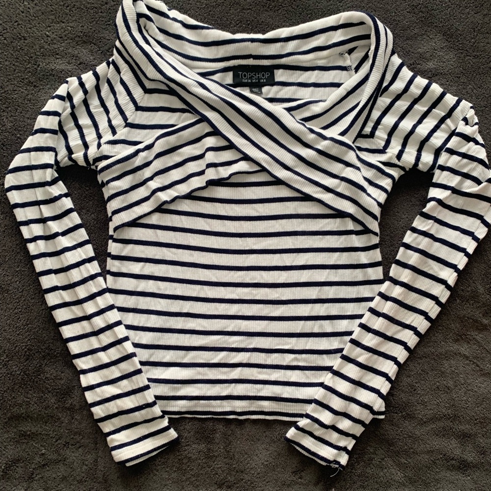 Top Shop stripe Top